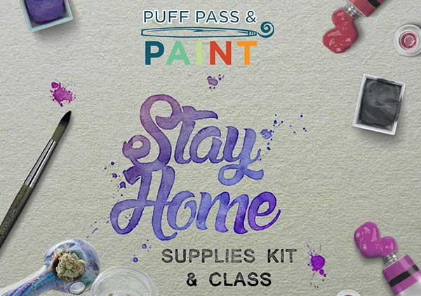 Puff Pass Painting Kit and StayHome Class