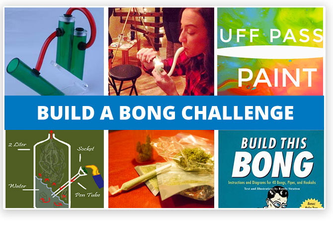 Build A Bong Challenge before Puff Pass and Paint