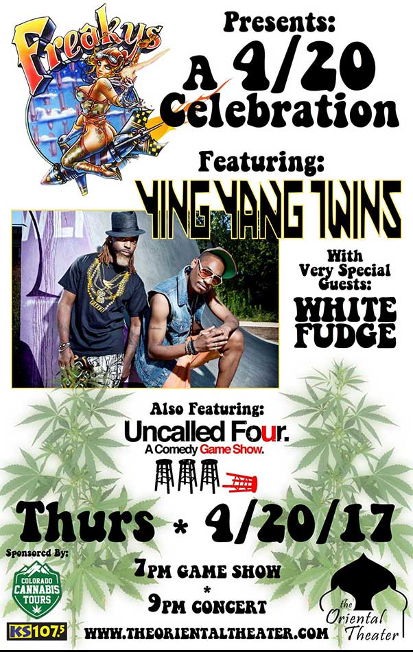 Uncalled Four 2017 Denver 420 Gameshow featuring Ying Yang Twins