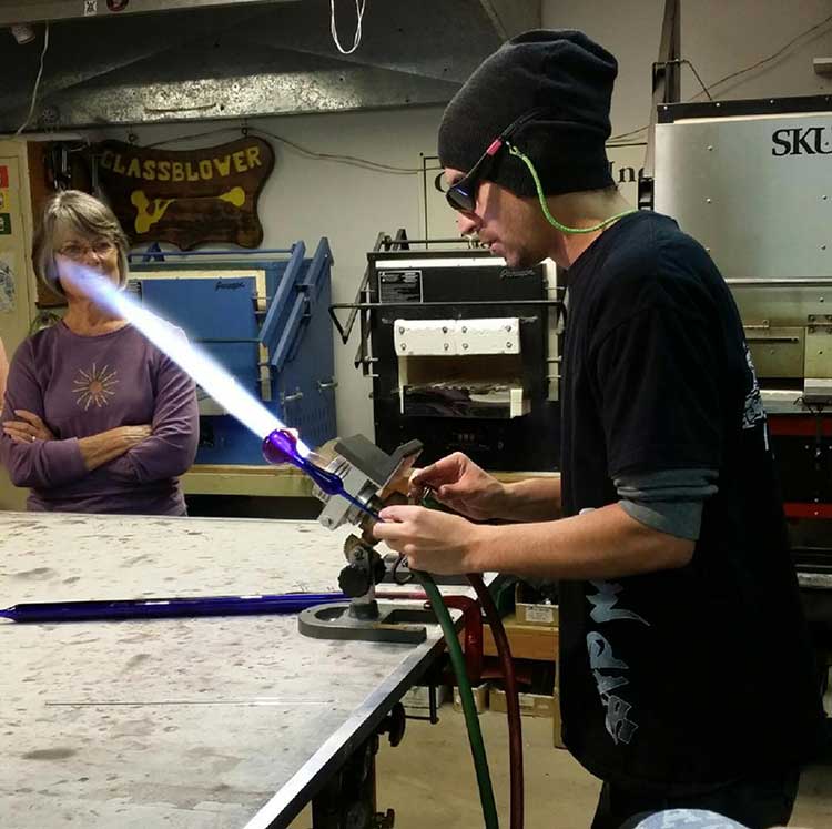 Glass Blowing demonstration
