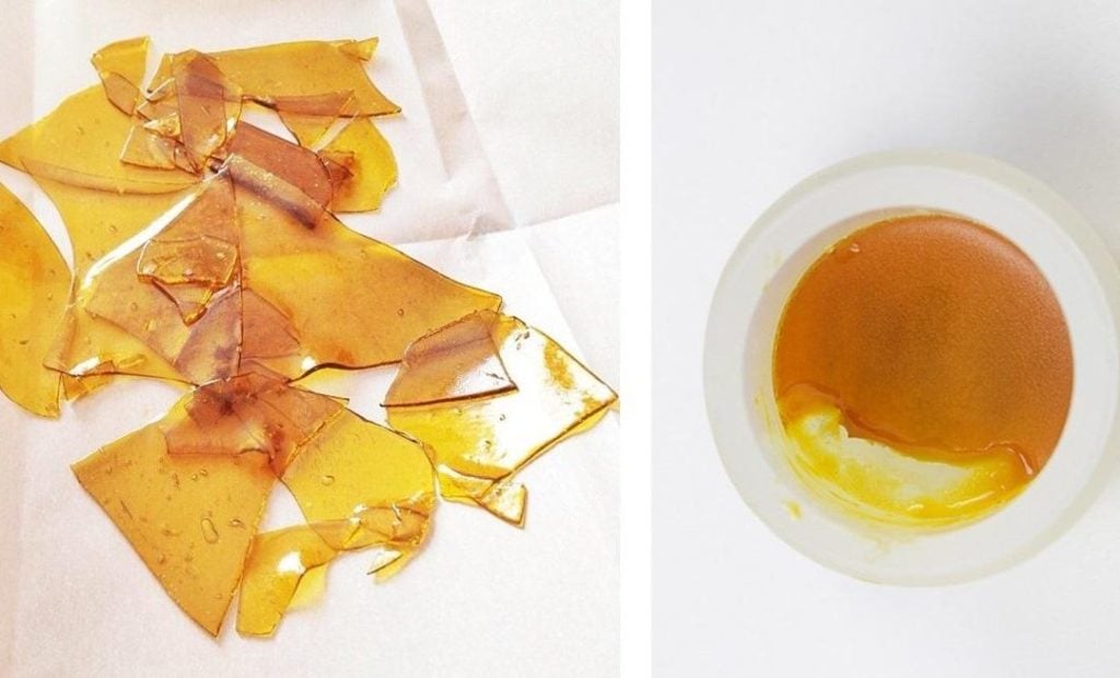 orange shatter wax