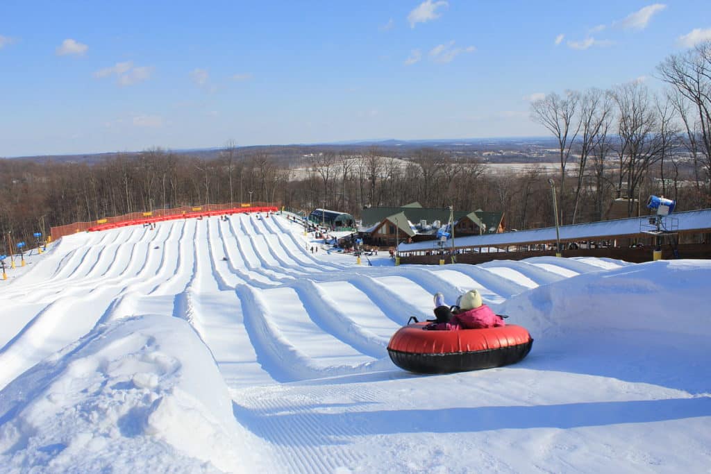 snow tubing activities near denver