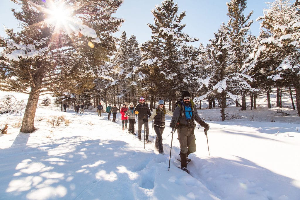 snowshoeing near denver